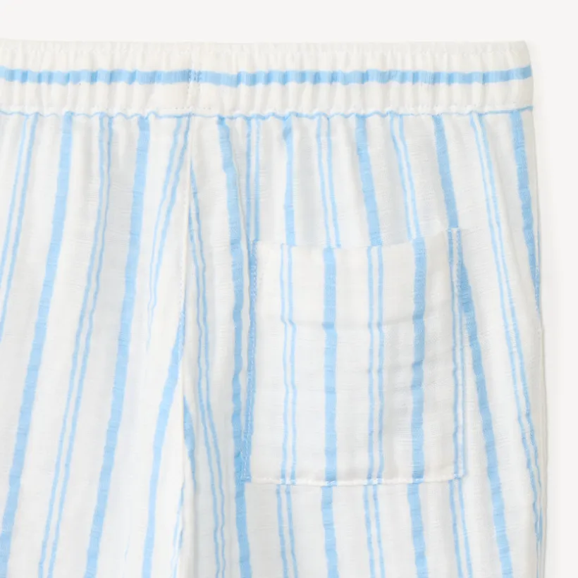 Ensemble 2 pièces polo et pantalon à rayures pour bébé garçon