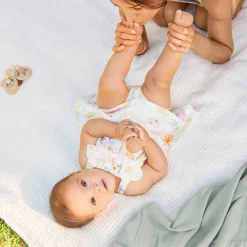 Ensemble 2 pièces robe + bloomer imprimé koala fantaisie pour bébé fille