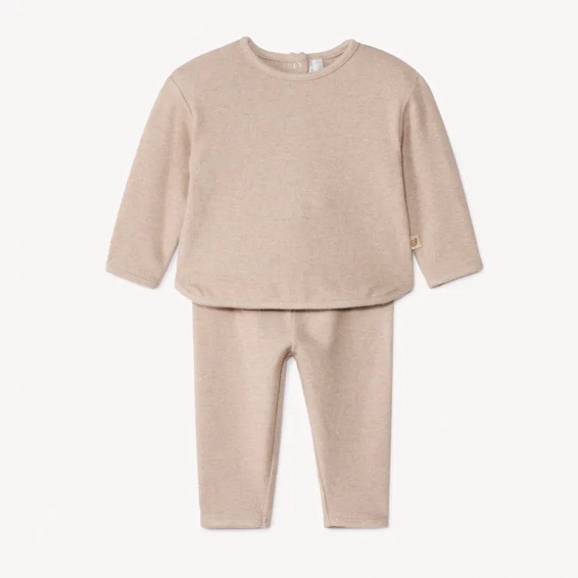 Ensemble 2 pièces total look uni pour bébé