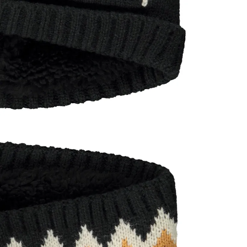 Ensemble 2 pièces tricoté zigzag pour bébé garçon