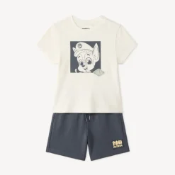 Ensemble 2 pièces t-shirt + short de la Pat' Patrouille pour bébé garçon