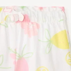 Ensemble 2 pièces t-shirt + short imprimé fruité pour bébé fille