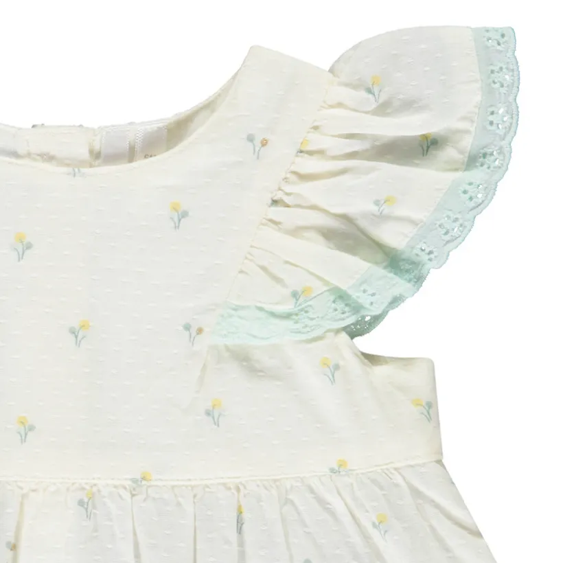 Ensemble 3 pièces tunique + bloomer + bandeau pour bébé fille