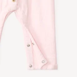 Ensemble salopette et t-shirt manches longues motifs ourson pour bébé fille