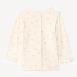 Ensemble salopette et t-shirt manches longues motifs ourson pour bébé fille