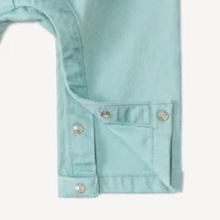 Ensemble salopette + t-shirt broderie dino pour bébé garçon