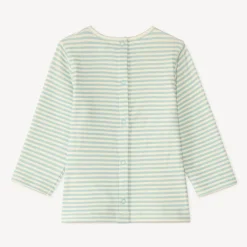 Ensemble salopette + t-shirt broderie dino pour bébé garçon