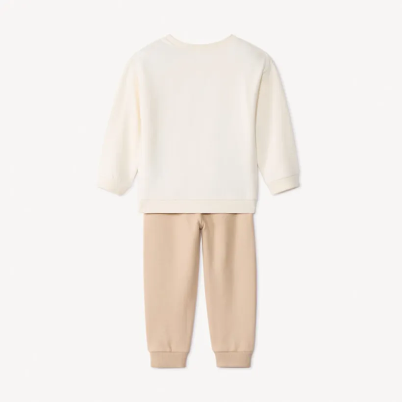 Ensemble sweat fantaisie + jogging pour bébé fille