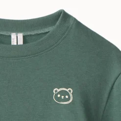 Ensemble sweat + jogging avec ours puff print pour bébé garçon