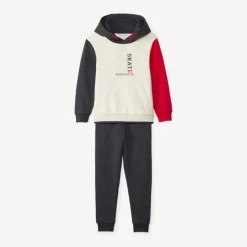 Ensemble sweat + jogging fantaisie colorblock pour garçon