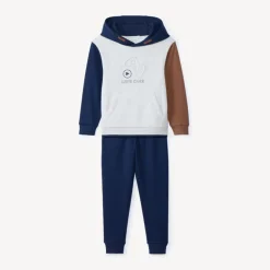 Ensemble sweat + jogging fantaisie colorblock pour garçon