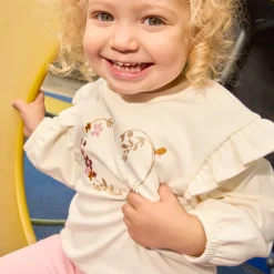 Ensemble sweat + jogging fantaisie pour bébé fille