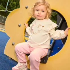 Ensemble sweat + jogging fantaisie pour bébé fille