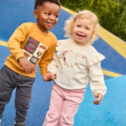 Ensemble sweat + jogging fantaisie pour bébé fille