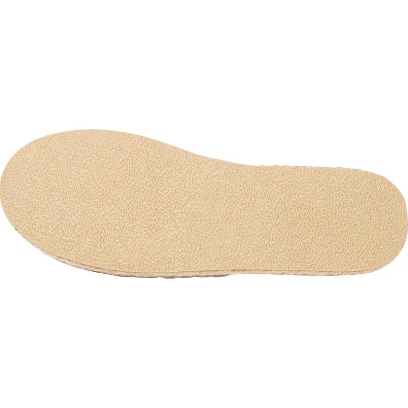 Espadrilles dorées en toile