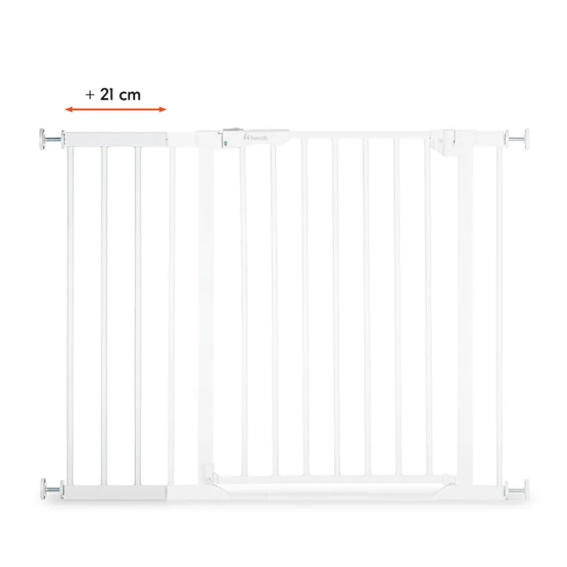 Extension de 21 cm pour barrière de sécurité Hauck blanc