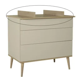 Extension plan à langer pour commode Flow Argile