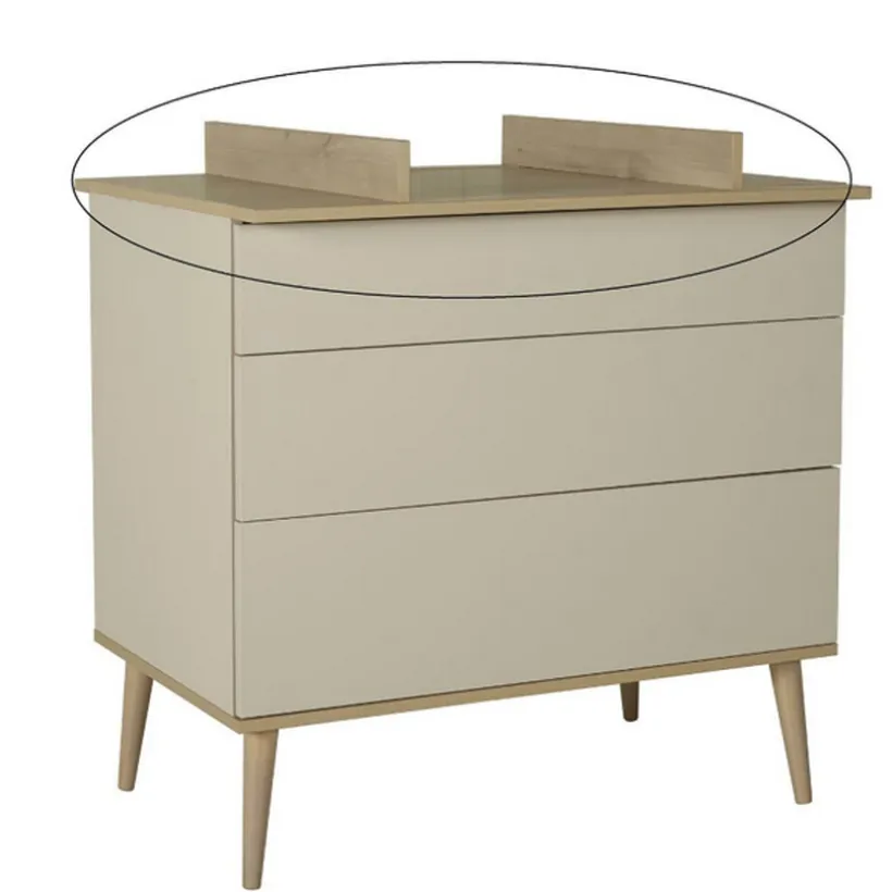 Extension plan à langer pour commode Flow Argile