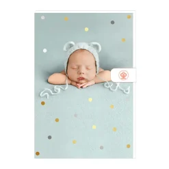 Faire-part de naissance/baptême avec enveloppe Bébé