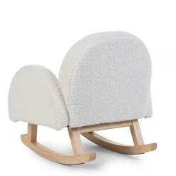 Fauteuil à bascule pour enfant Teddy - Blanc