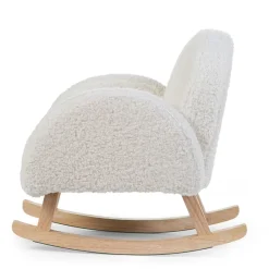 Fauteuil à bascule pour enfant Teddy - Blanc
