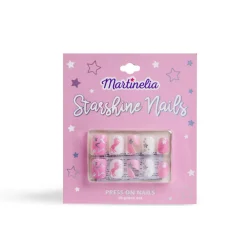 Faux-ongles à paillettes Licorne