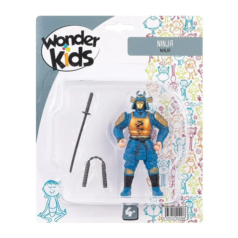 Figurine ninja avec accessoires (modèle aléatoire)