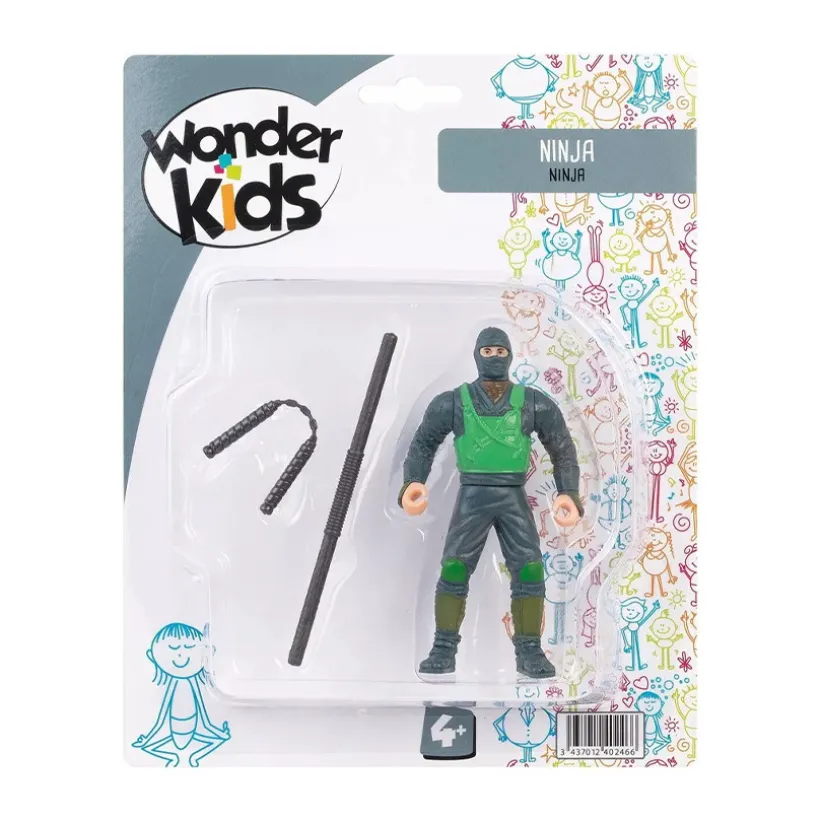 Figurine ninja avec accessoires (modèle aléatoire)