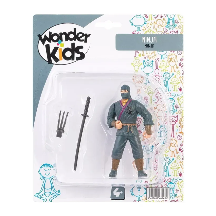 Figurine ninja avec accessoires (modèle aléatoire)