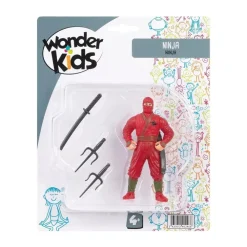 Figurine ninja avec accessoires (modèle aléatoire)
