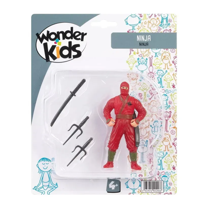 Figurine ninja avec accessoires (modèle aléatoire)