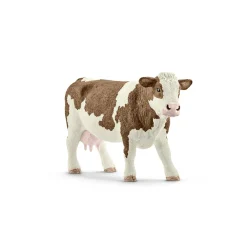 Figurine vache Simmental française