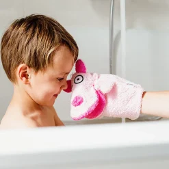 Gant de toilette cochon