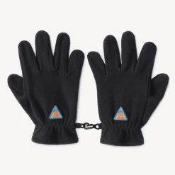Gants en micropolaire avec badge ski pour garçon