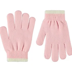 Gants en tricot uni pour fille
