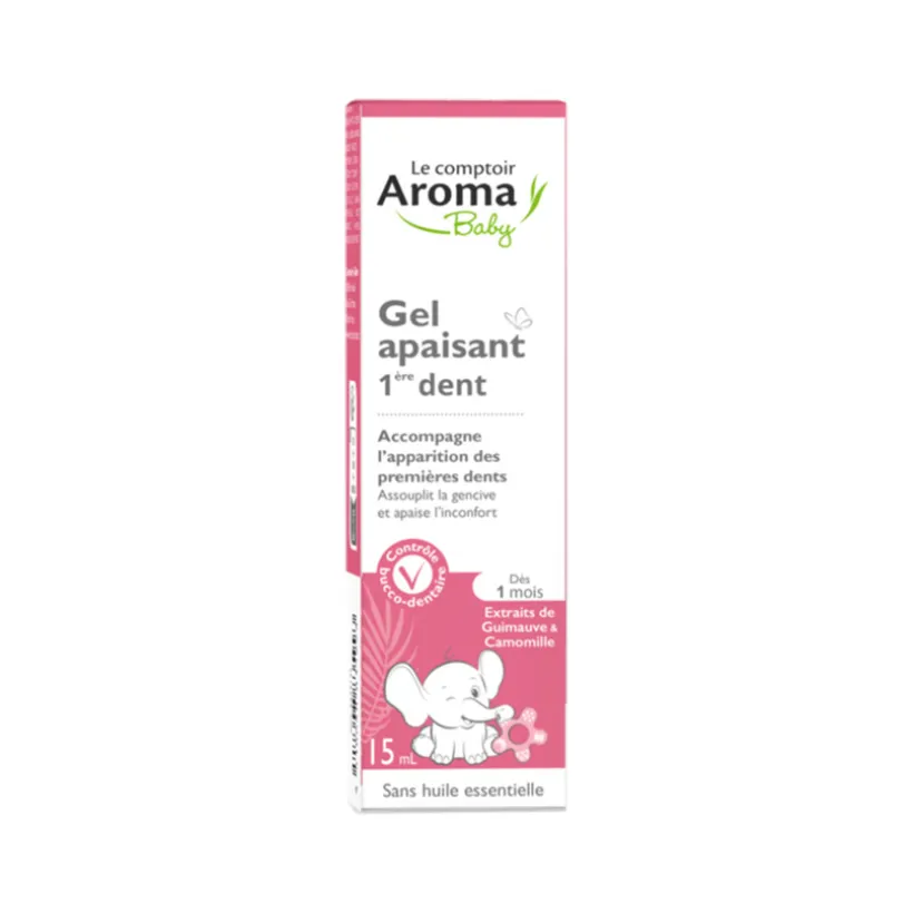 Gel apaisant Gingival 1ère dent de bébé 15 ml
