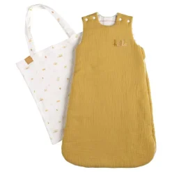 Gigoteuse 0-6M sans manches ouatinée Sunlight - Jaune
