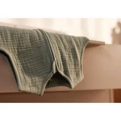 Gigoteuse sans manches 90cm gaze de coton Sea Green