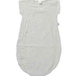 Gigoteuse sans manches d'été - écru/vert de gris - Soft Stripes - 0-6mois