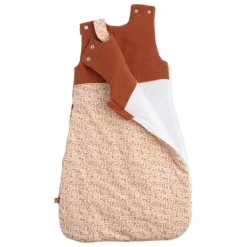 Gigoteuse sans manches ouatinée 0-6M - Terracotta Esmée