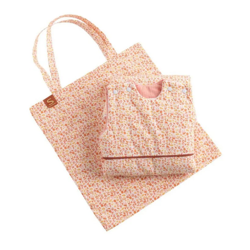 Gigoteuse sans manches ouatinée Esmée 0-6M - Motif Floral