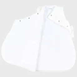 Gigoteuse veloudoux 50cm sans manches Brodée Ecru