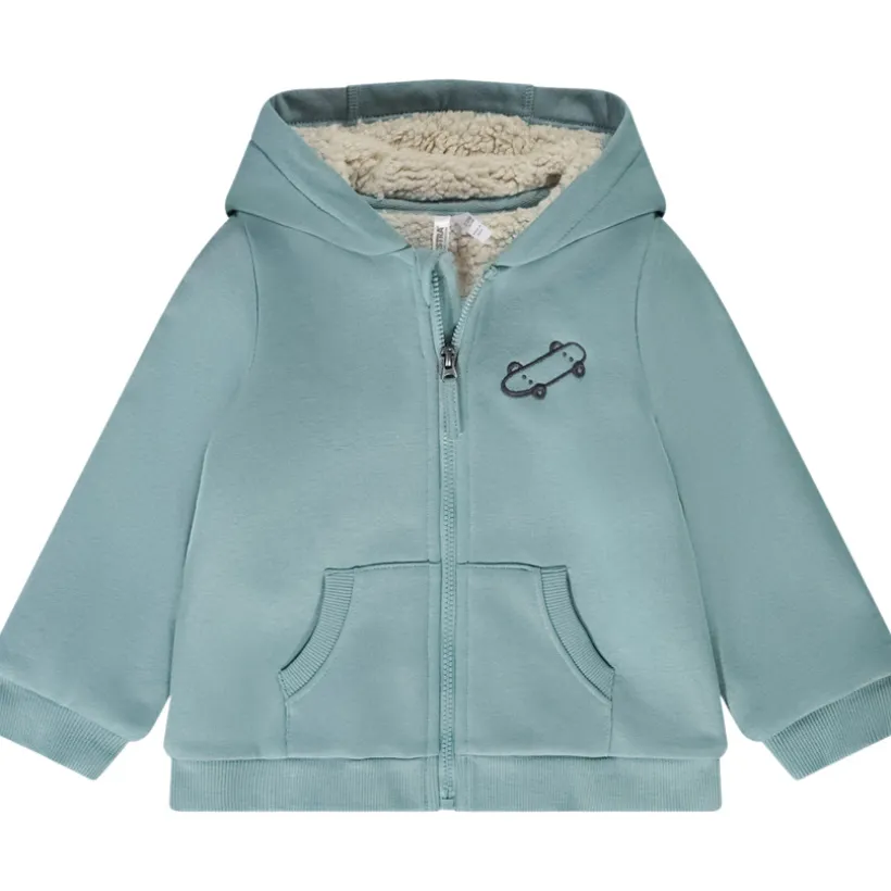Gilet à capuche broderie skate pour bébé garçon