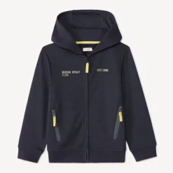 Gilet à capuche en molleton fantaisie pour garçon