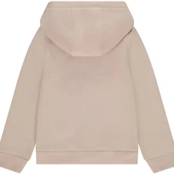 Gilet à capuche en molleton uni pour fille