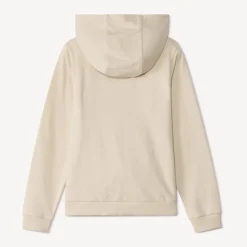 Gilet à capuche en molleton uni pour fille