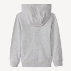 Gilet à capuche en molleton uni pour garçon