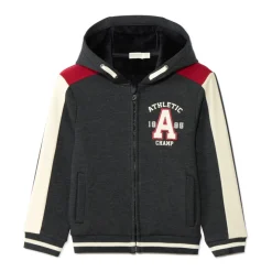 Gilet à capuche à print numéro de sportif pour garçon