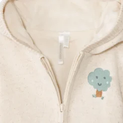 Gilet doublé sherpa avec patch brodé pour bébé garçon