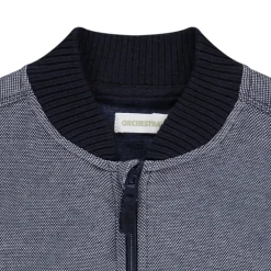 Gilet en maille piqué à col Teddy pour garçon